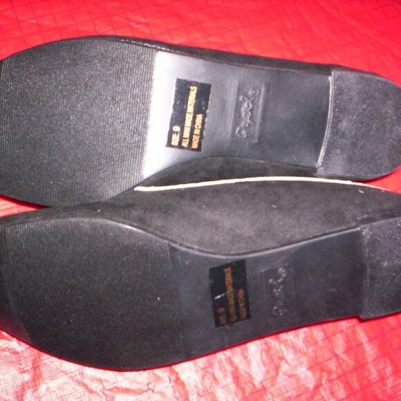 Qupid Hashtag Selfie Time Black/Pink Special Novelty Flat Loafer Shoes Lady's 9 - Picture 3 of 5